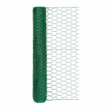 Amazon Ebay Wholesale Green Vinyl Coated Galvanized Poultry Netting 1 Inch Poultry Wire Netting